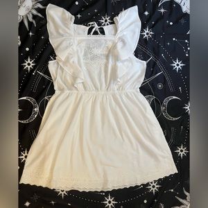 NWT flutter tie-back mini dress Old Navy